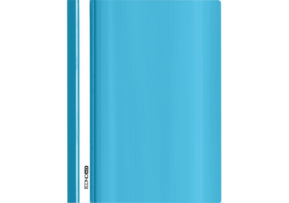 Папка-швидкозшивач ECONOMIX А4 без перф., глянець бірюзовий (E31511-21)